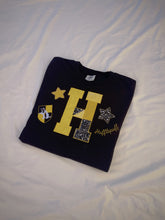 Load image into Gallery viewer, Hufflepuff Appliqué OVERSIZED