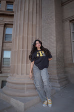 Load image into Gallery viewer, Hufflepuff Appliqué OVERSIZED