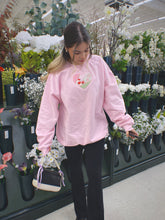 Load image into Gallery viewer, Appliqué Heart Crewneck Sweatshirt