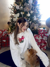 Load image into Gallery viewer, Mouse Christmas Quilted Appliqué