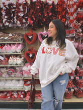 Load image into Gallery viewer, Love OVERSIZED Crewneck Sweatshirt
