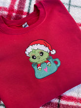 Load image into Gallery viewer, Grinch Mug Appliqué