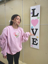 Load image into Gallery viewer, Appliqué Heart Crewneck Sweatshirt