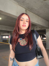 Load image into Gallery viewer, Leopard Mouse Crop Tee