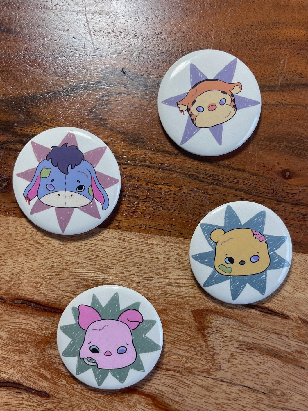 Zombie Friends Pins