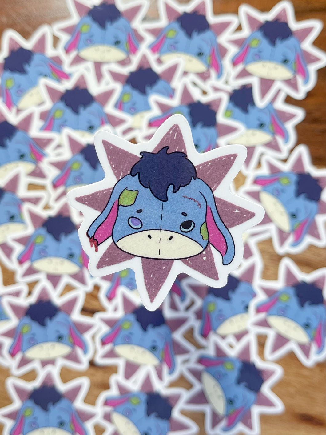 Zombie Sad Donkey Sticker