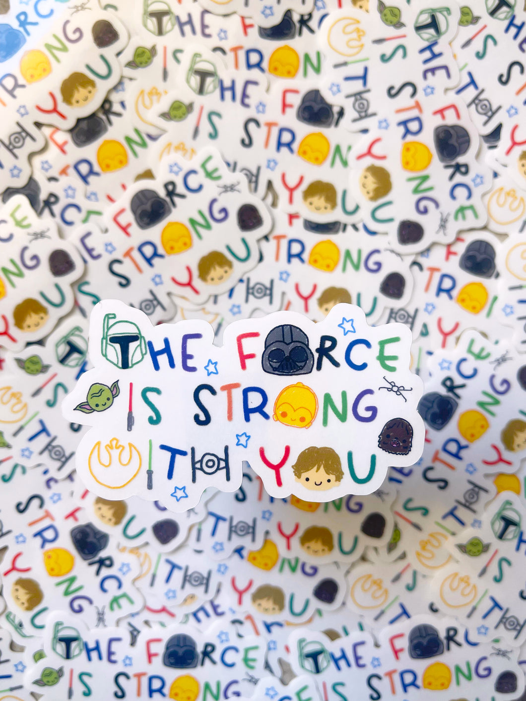 The Force is Strong with You Sticker